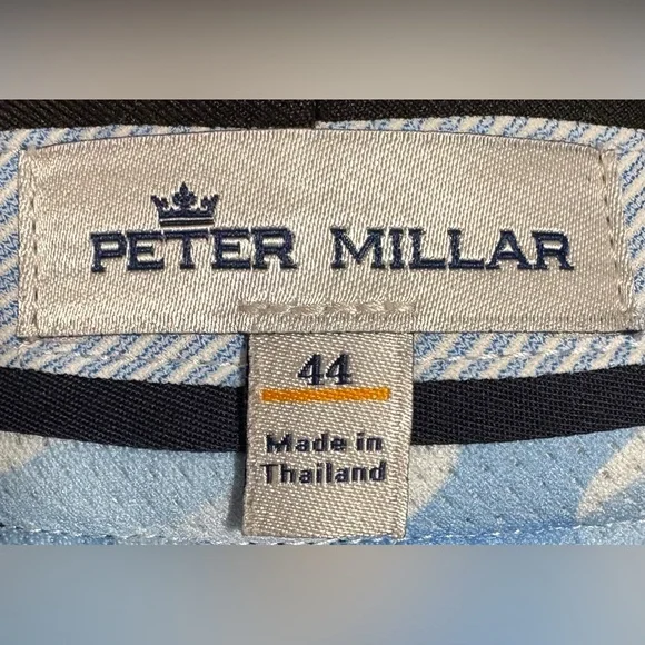 Peter Millar Black Flat Front Shorts - Picture 3 of 3